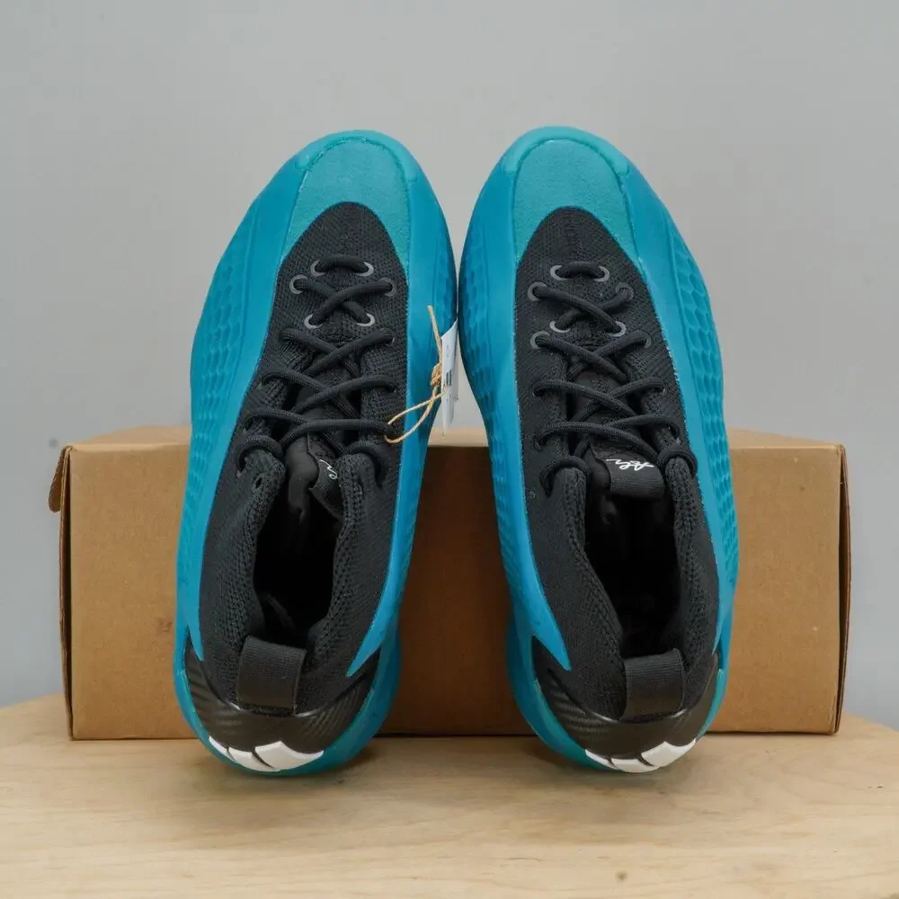 Mens 5.5 / Womens 6.5 -‎ Adidas AE 1 Shoes New Wave Blue Basketball Edwards